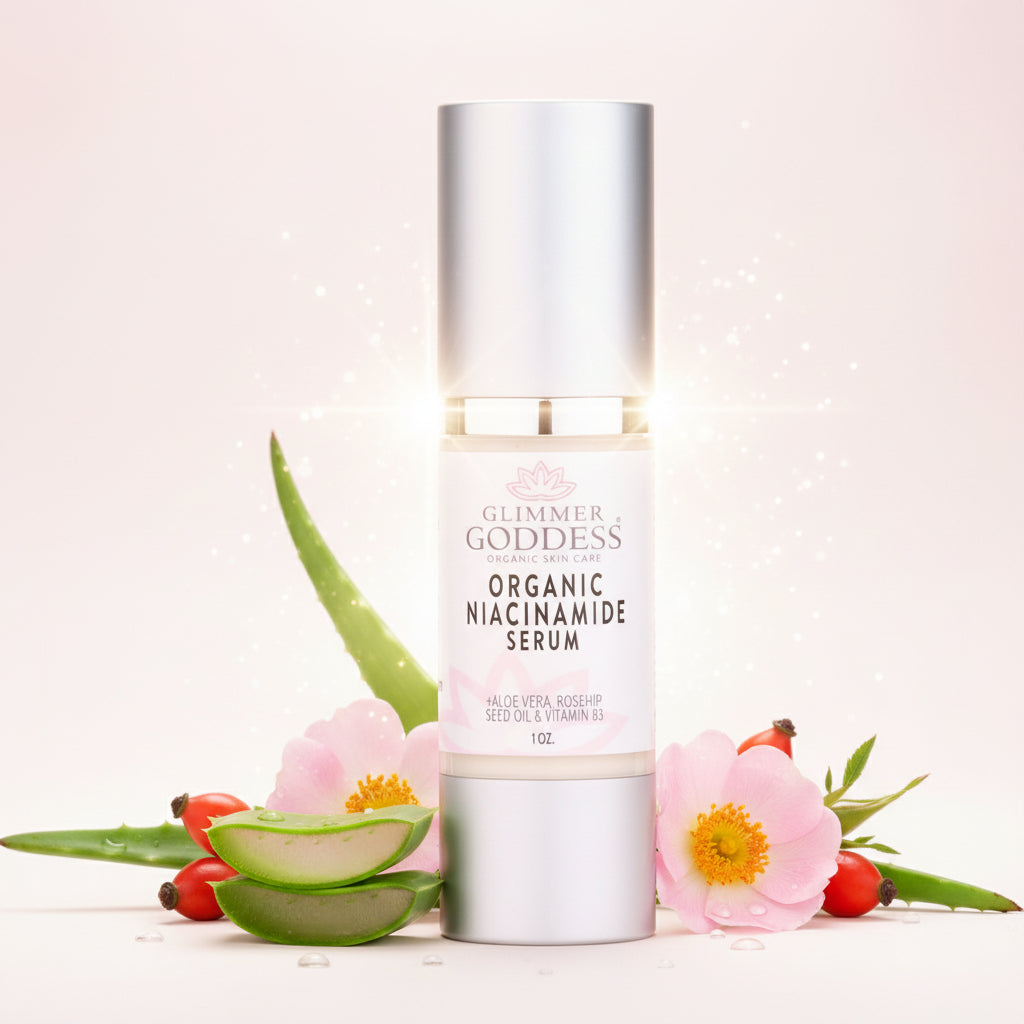 Organic Niacinamide Anti-Aging Serum - Tightens Pores, Reduces Wrinkles