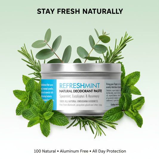 Refreshmint - Natural Deodorant with Spearmint & Eucalyptus